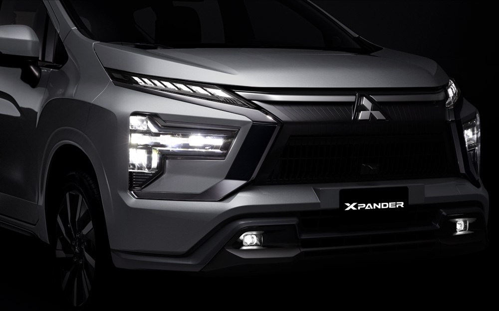 Mitsubishi Xpander nhìn chéo trước 3/4, phong cách Crossover